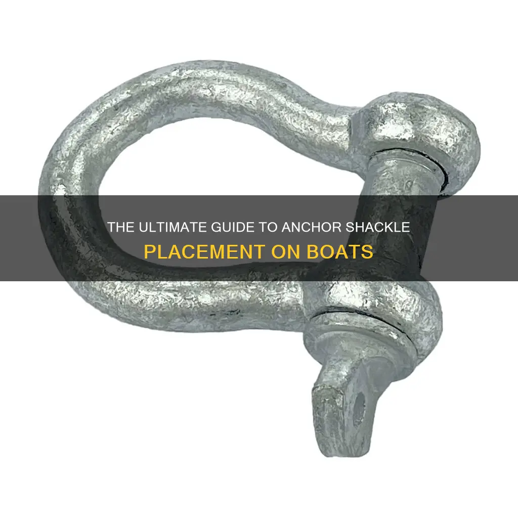 where does a anchor shackle go on a boat