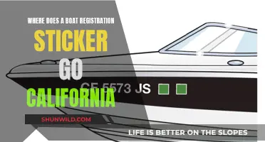 California Boat Owners: Sticker Placement Rules and Regulations