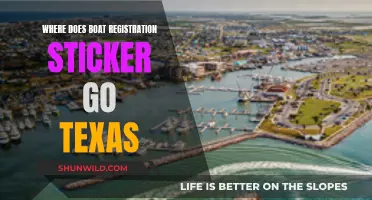 Texas Boat Owners: Where to Place Registration Stickers