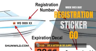 Boat Registration Sticker Placement: Where Does It Belong?