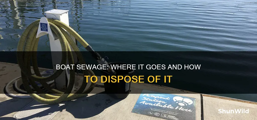 where does boat sewage go