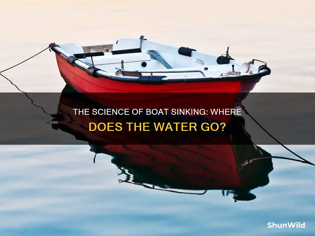 where does boat sink water go