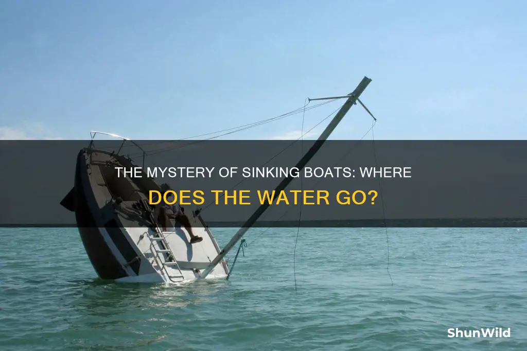 where does boat sink water go