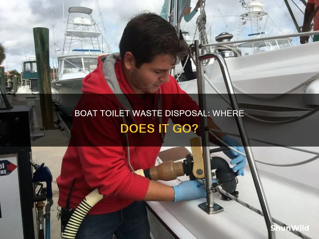 where does boat toilet waste go