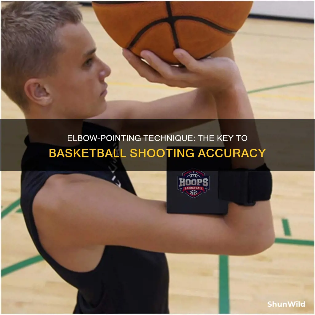 where does elbow point shooting basketball