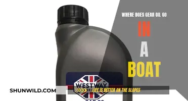 Gear Oil Usage: Where Does It Go in a Boat?