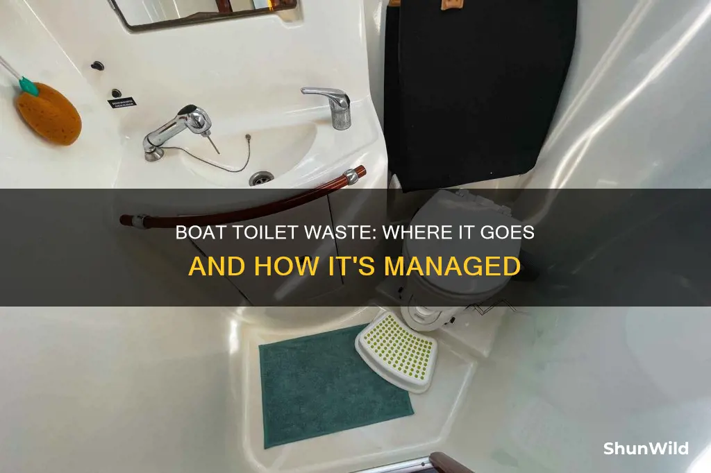 where does poop go on a boat toilet