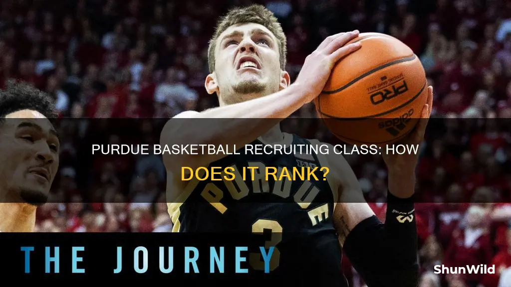 where does purdue basketball recruiting class rank