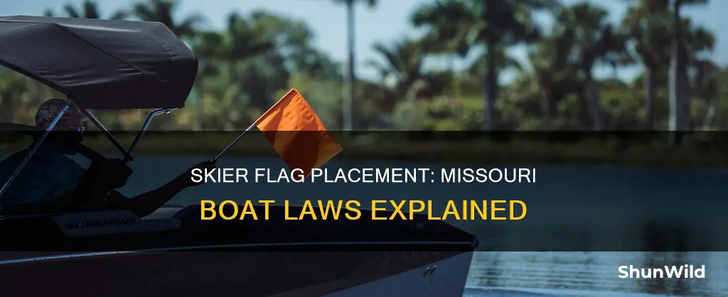 where does skier flag go missouri boat