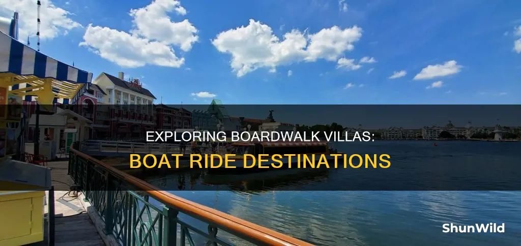 where does the boat at boardwalk villas go