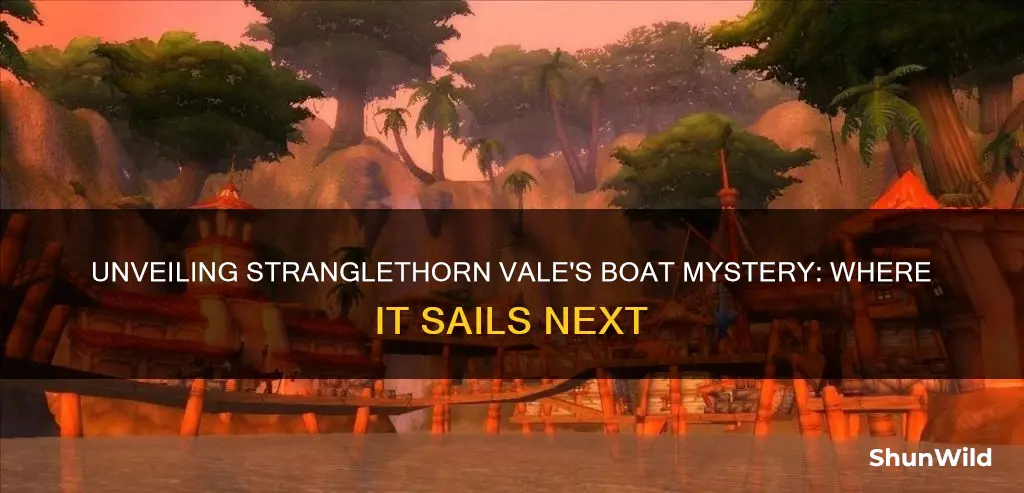 where does the boat at stranglethorn vale go