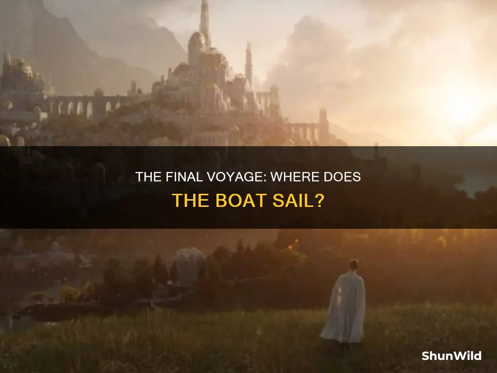 where does the boat at the end of lotr go