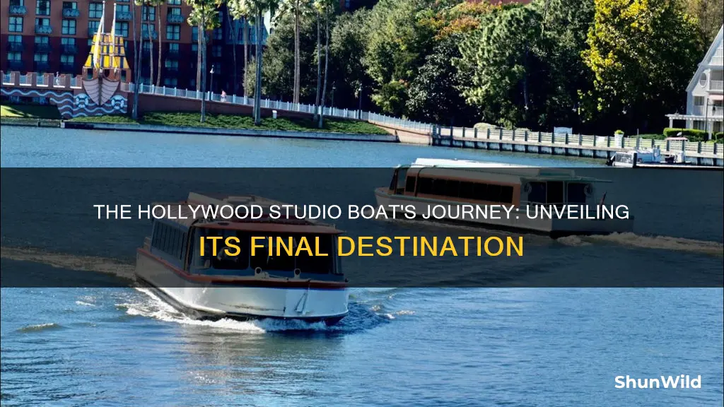 where does the boat from hollywood studios go