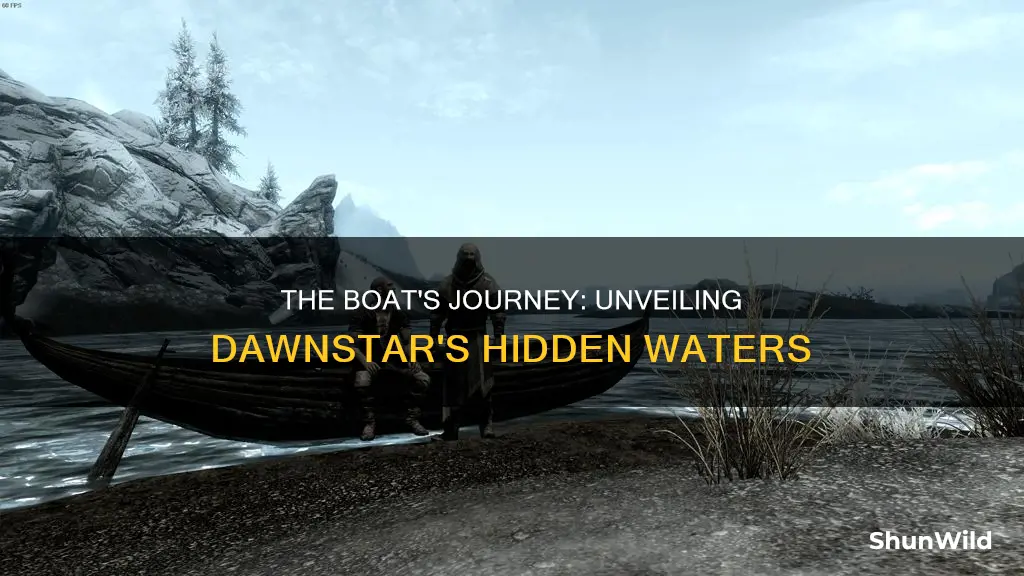 where does the boat in dawnstar go