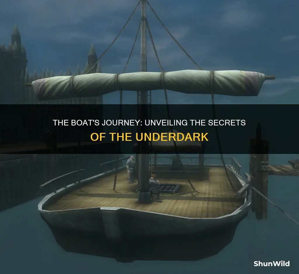 where does the boat in the underdark go