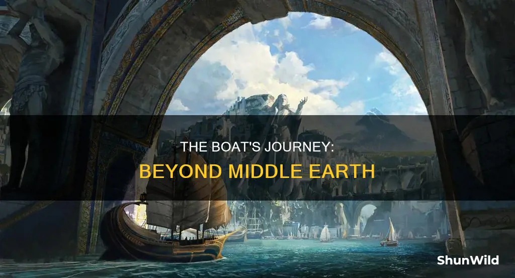 where does the boat leaving middle earth go