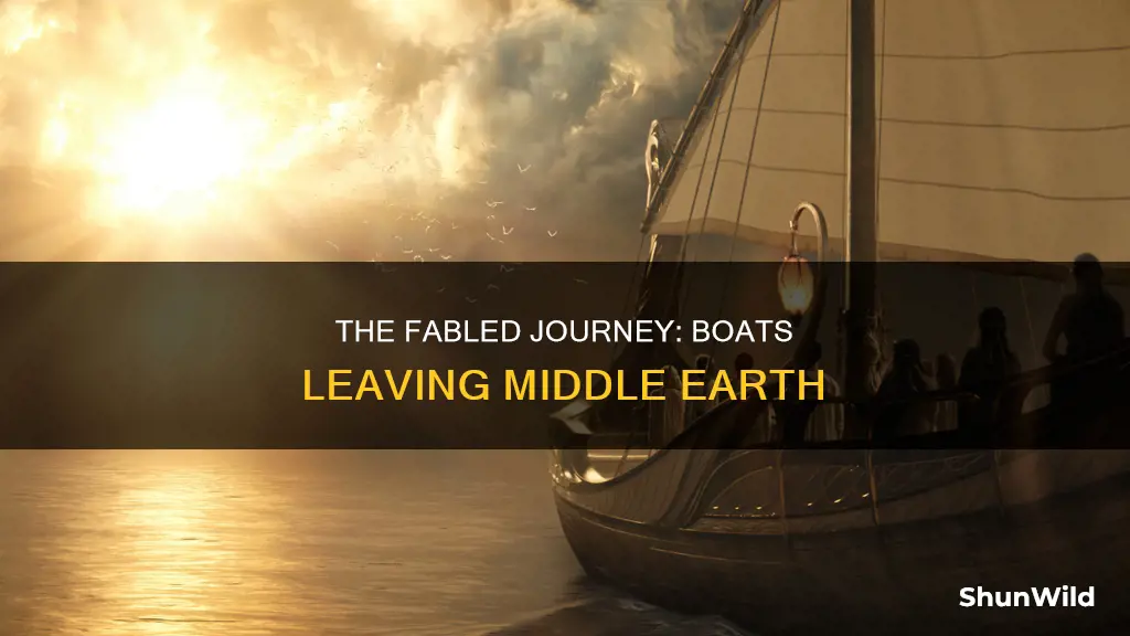 where does the boat leaving middle earth go