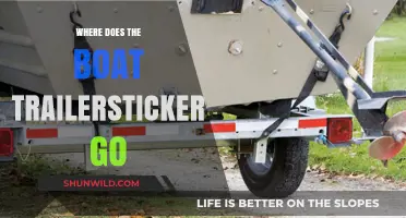 Boat Trailer Sticker: Where It Goes and Why It Matters