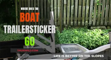 The Best Placement for Boat Trailer Stickers