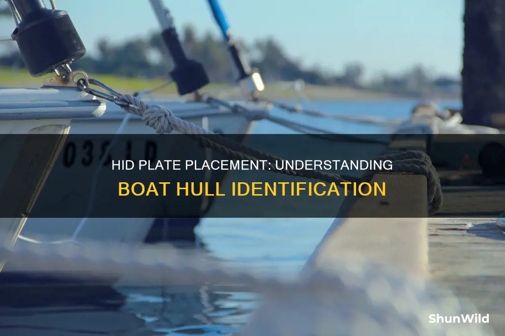 where does the hid plate go on a boat