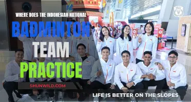 Indonesia's Badminton Team Training Ground