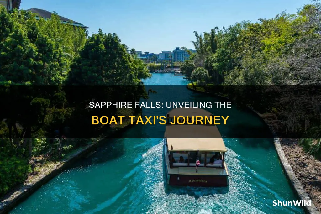 where does the loews sapphire falls boat taxi go