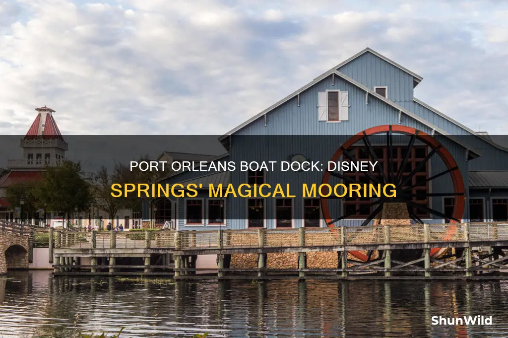 where does the port orleans boat dock in disney springs