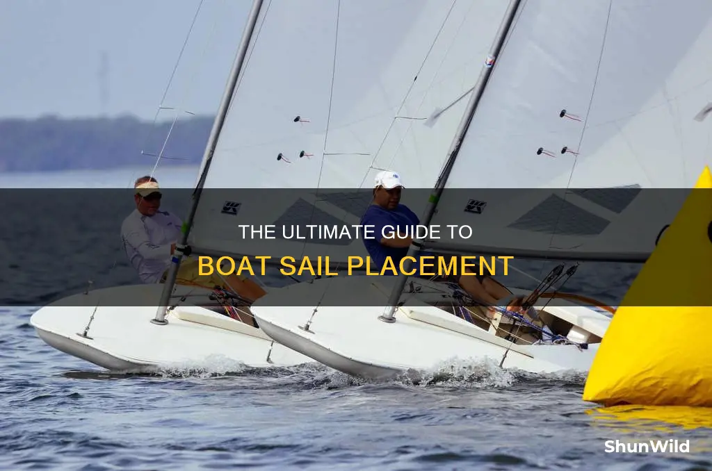 where does the sail go on a boat