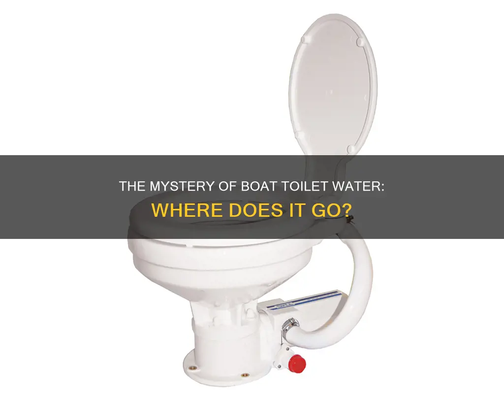 where does the toilet water go on a boat