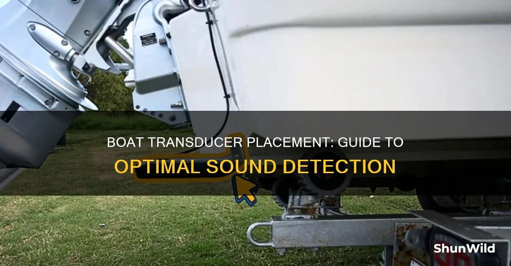 where does the transducer go on a boat