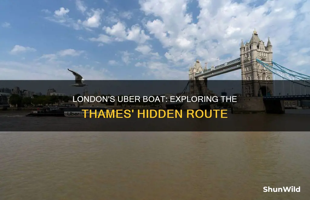 where does uber boat go in london