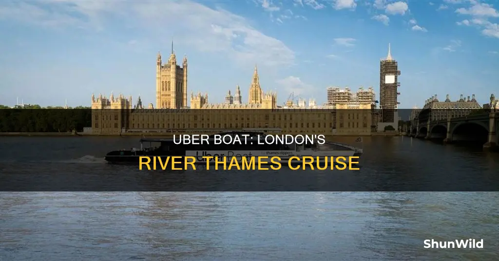 where does uber boat go in london