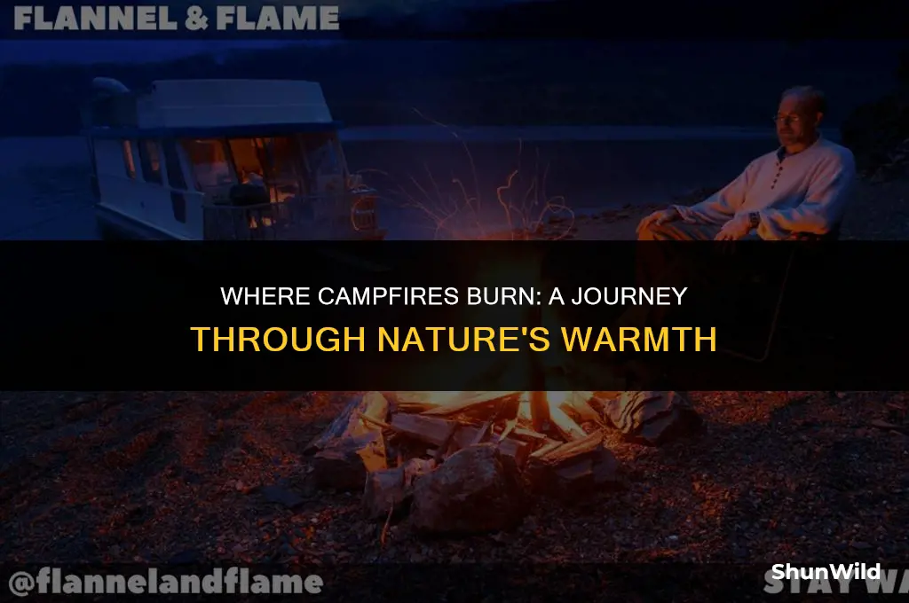 where ia camp fire burning