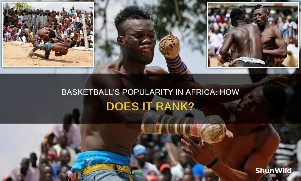 where is basketball ranked in popularity in africa