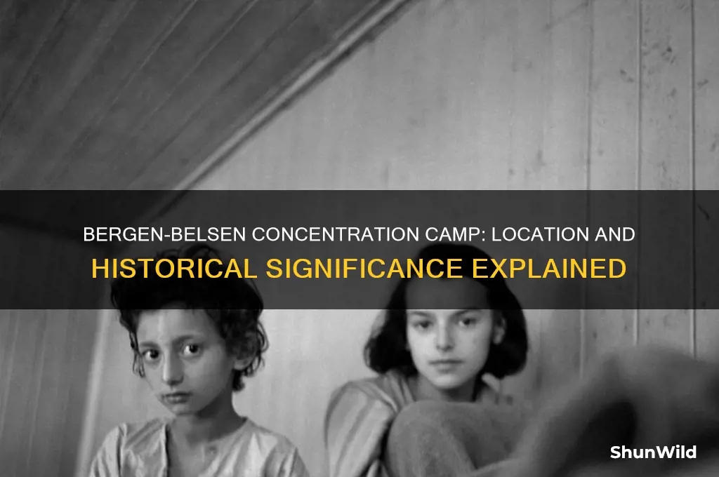 where is bergen belsen concentration camp located