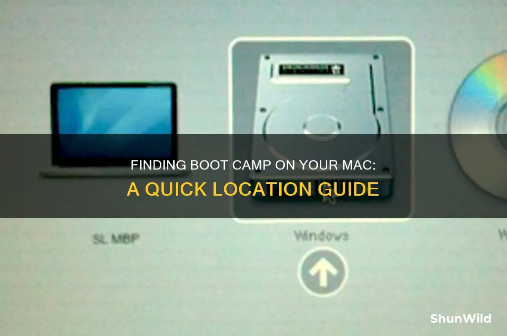 where is boot camp located on my mac