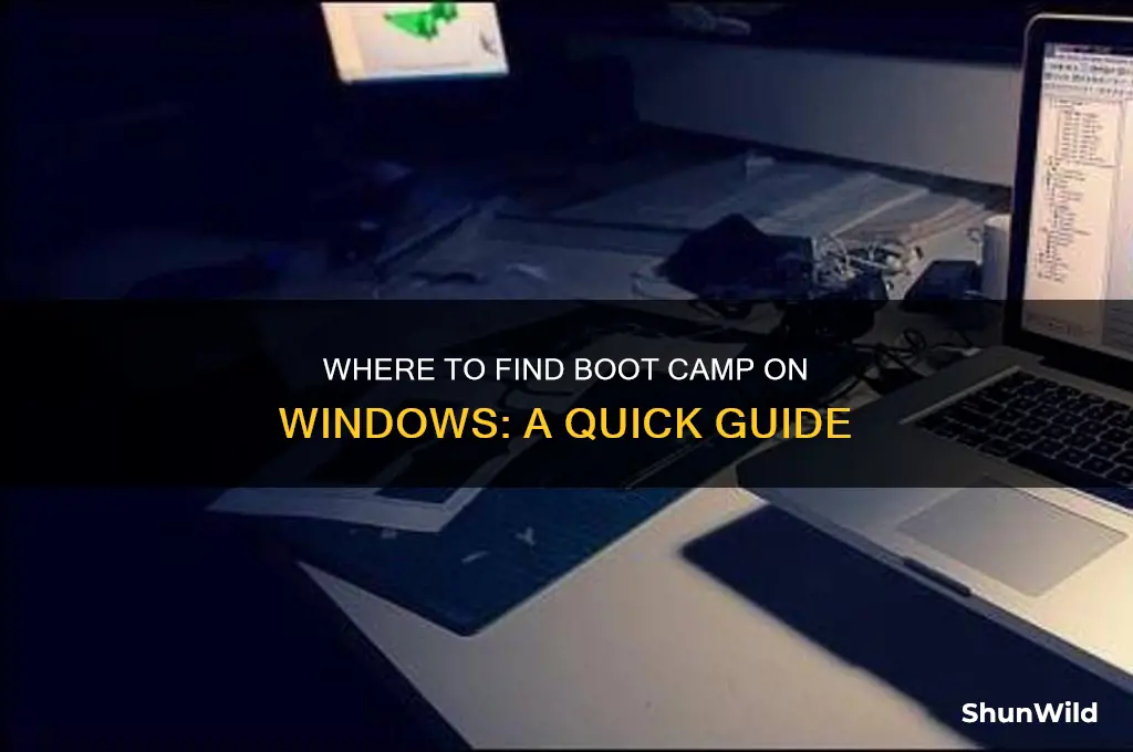 where is boot camp located on widnows