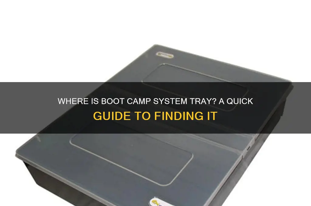 where is boot camp system tray