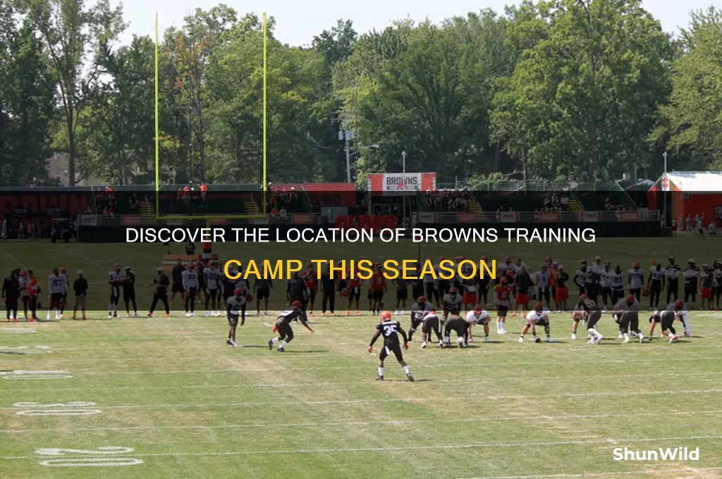 where is browns training camp