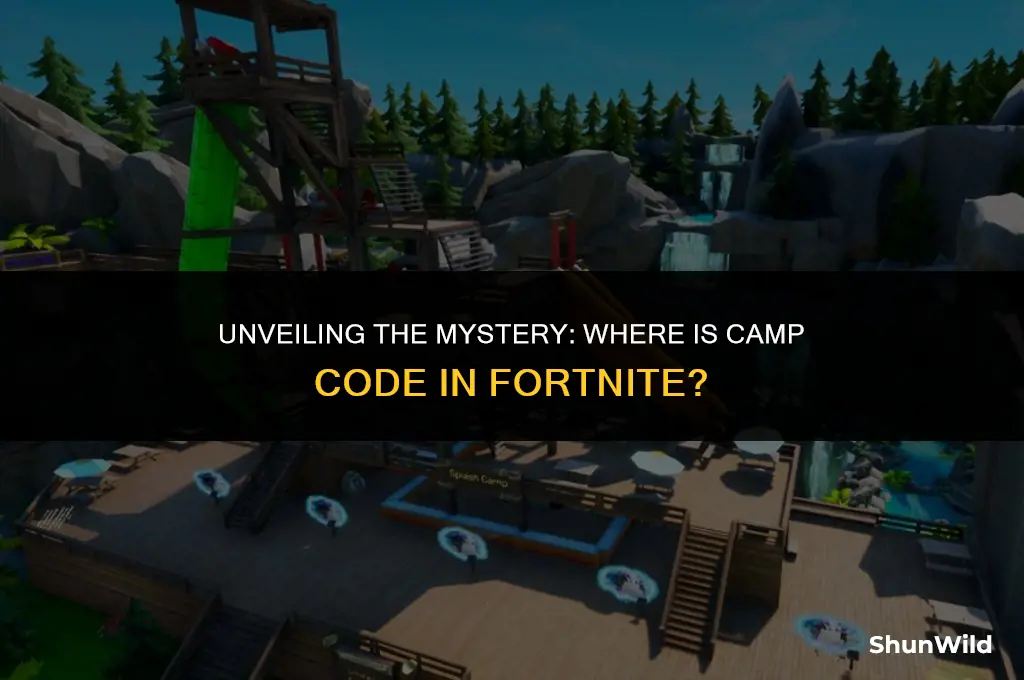 where is camp code fortnite