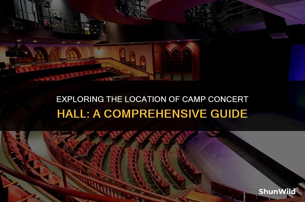 where is camp concert hall