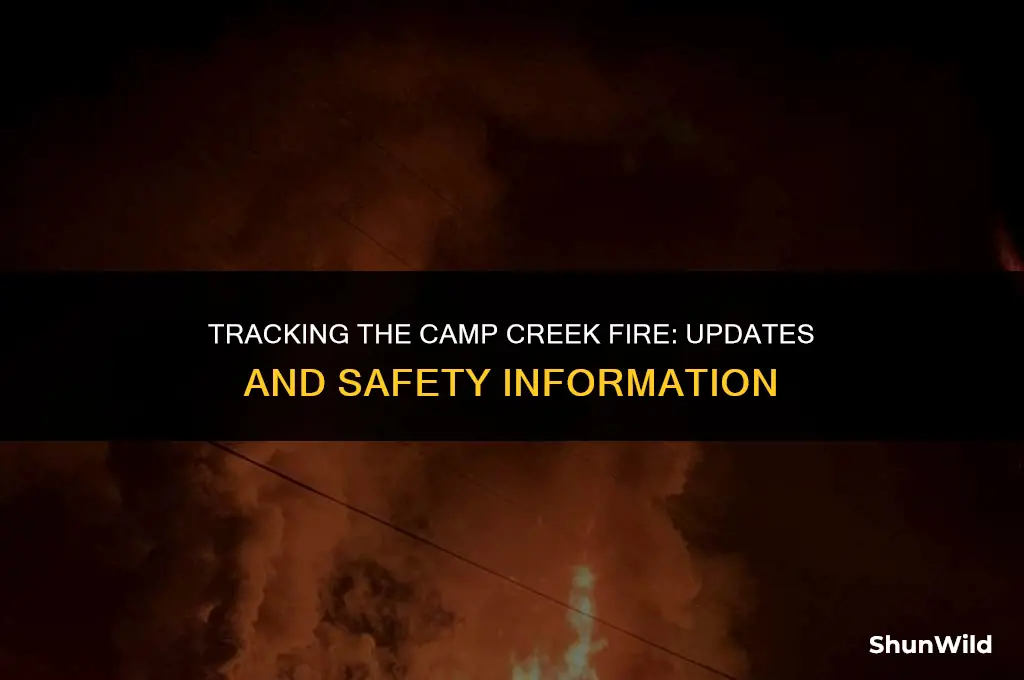 where is camp creek fire