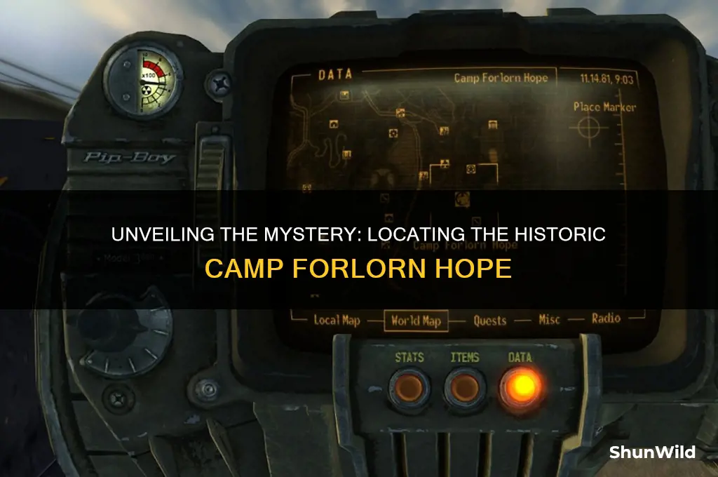 where is camp forlorn hope