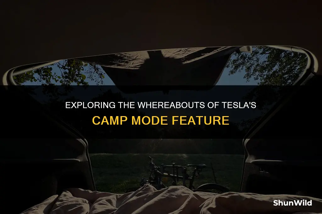 where is camp mode tesla