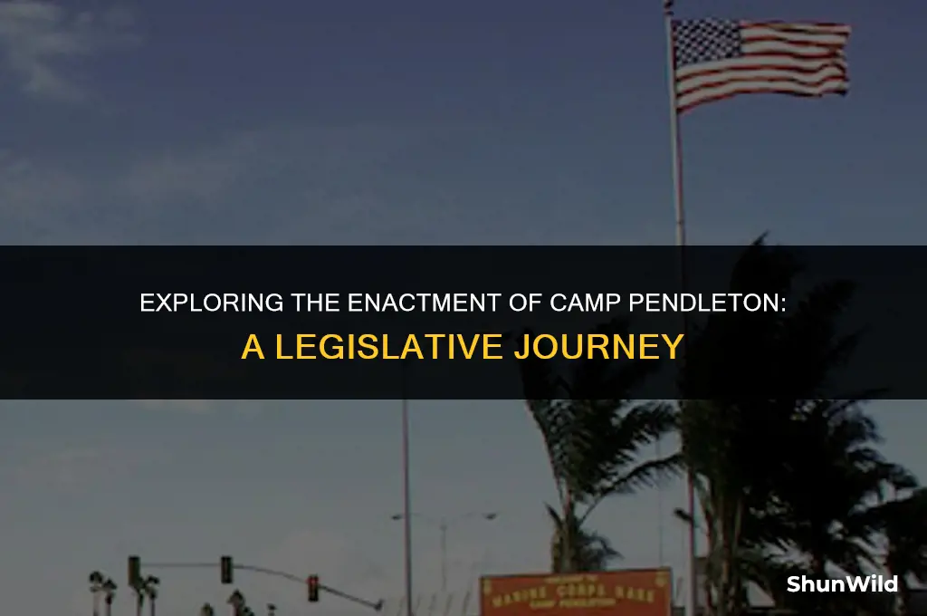 where is camp pendleton act