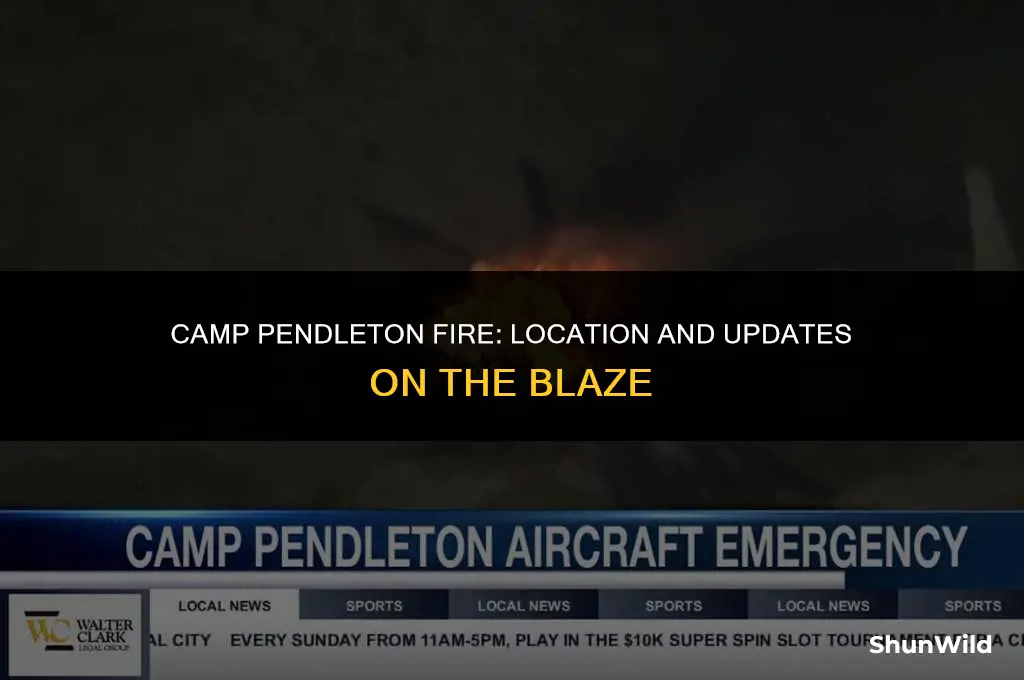 where is camp pendleton fire