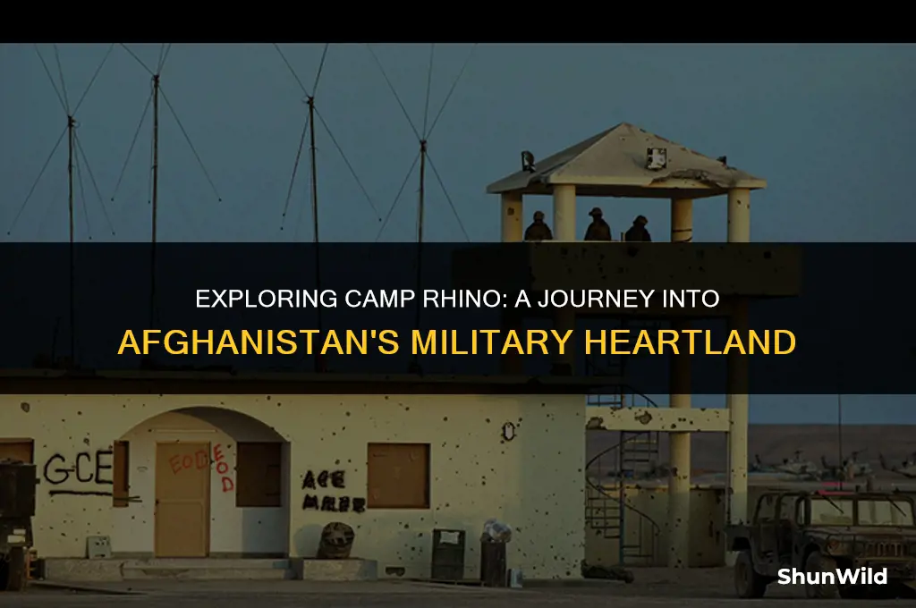 where is camp rhino afghanistan