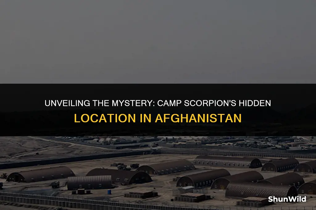 where is camp scorpion afghanistan
