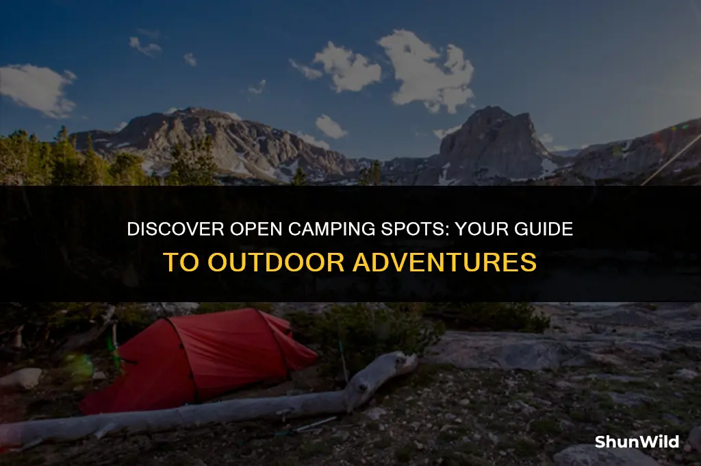 where is camping open
