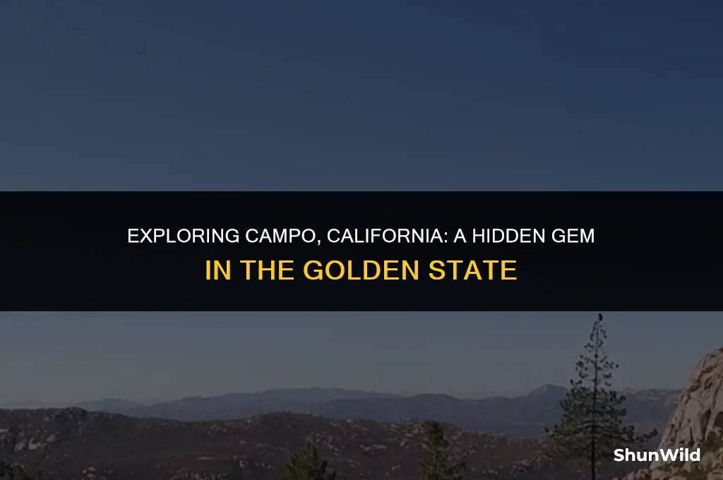where is campo ca